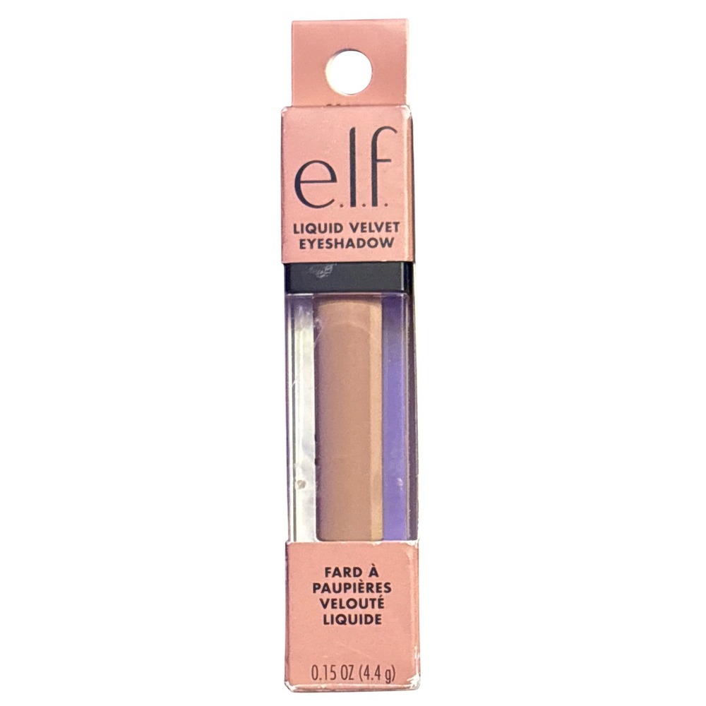 NEW e.l.f. Liquid Velvet Eyeshadow Beige & Boujee Cool Beige Soft Matte 0.15 oz